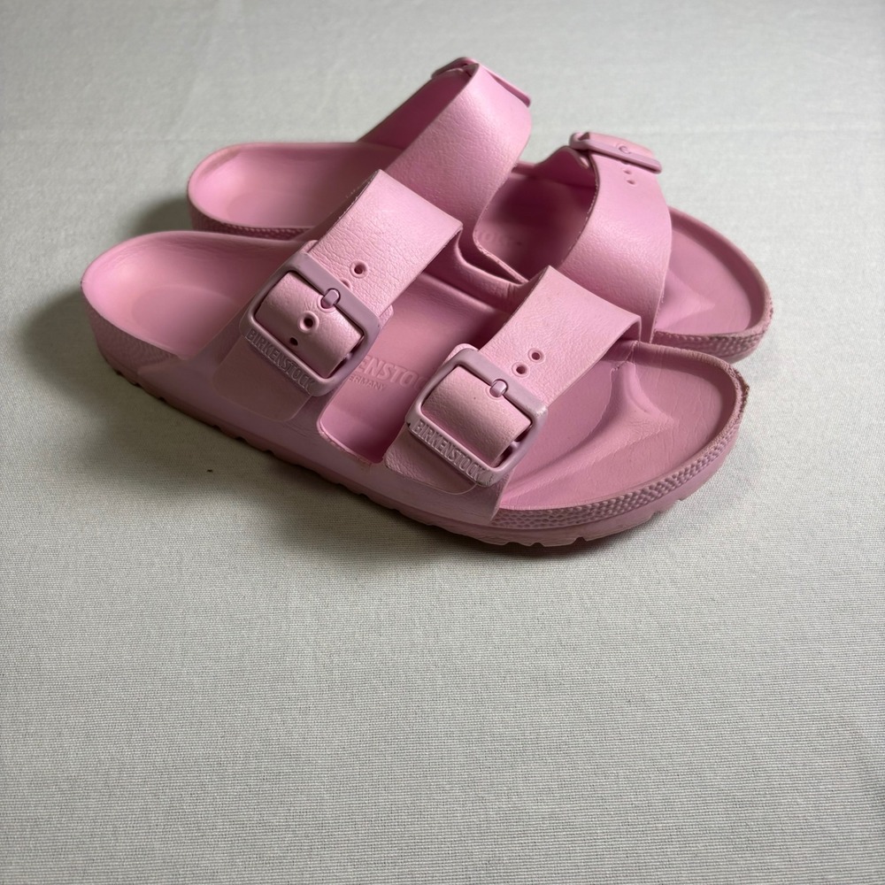 Birkenstock, Arizona Essentials EVA Sandals, Pink, Size 37, Good, MSRP $50